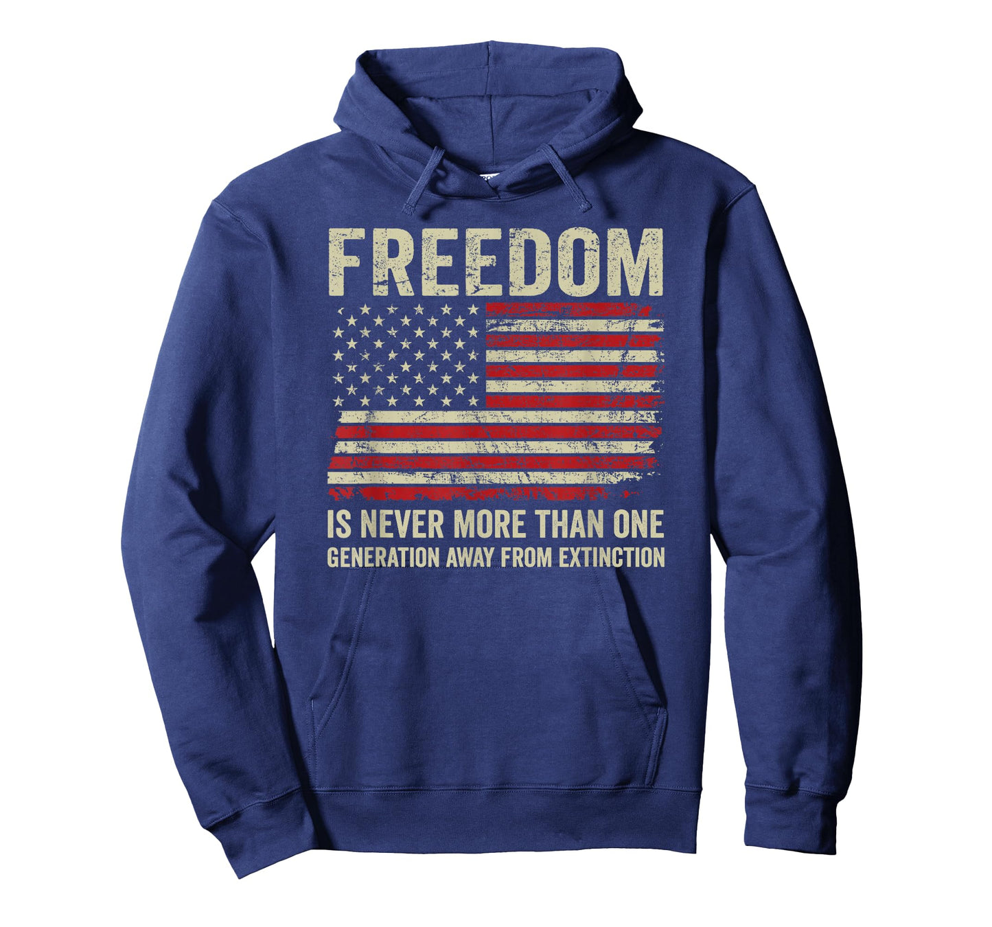 Freedom Extinction - Patriotic American Rights USA Flag T-Shirt