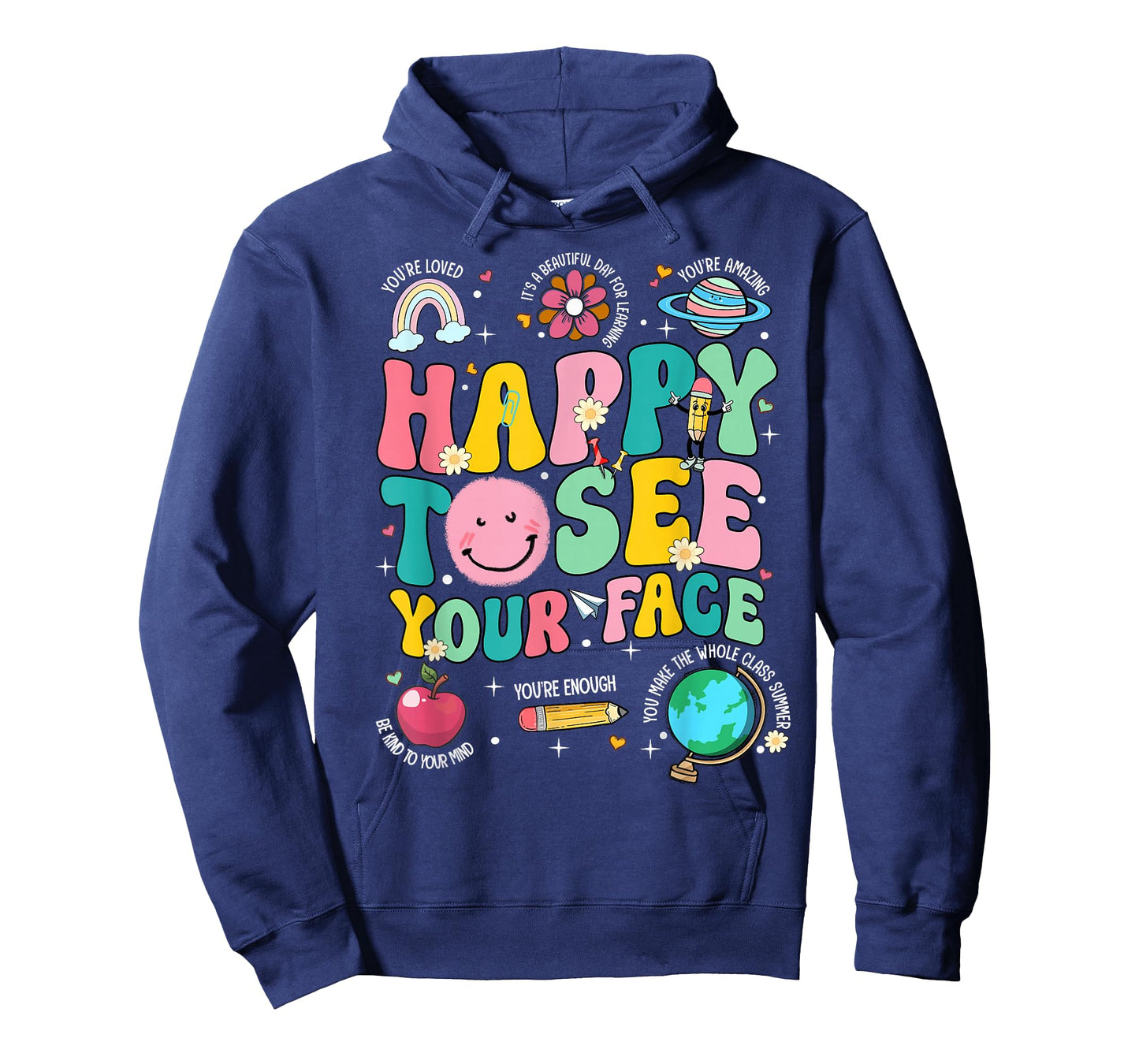 Happy to See Your Face Teacher Back to School T-Shirt
