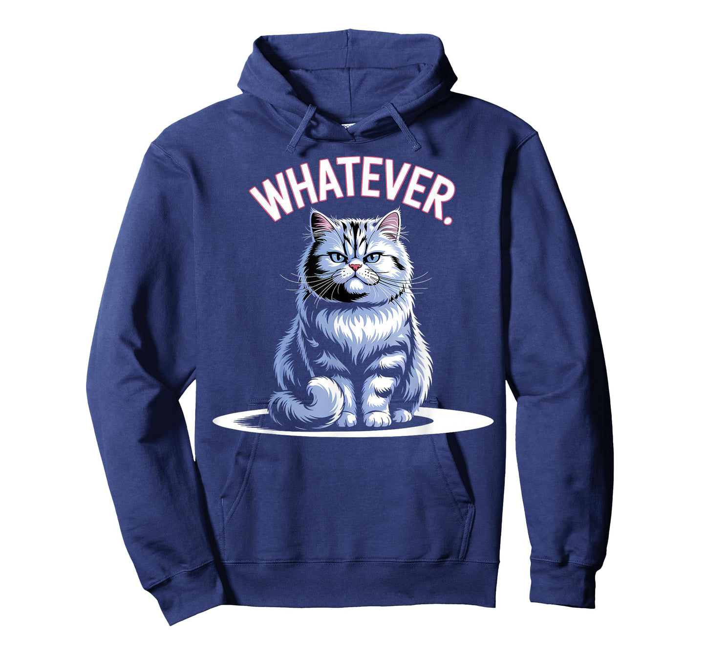 Whatever Cat Funny Sarcastic Rude Black Men Women Kids T-Shirt