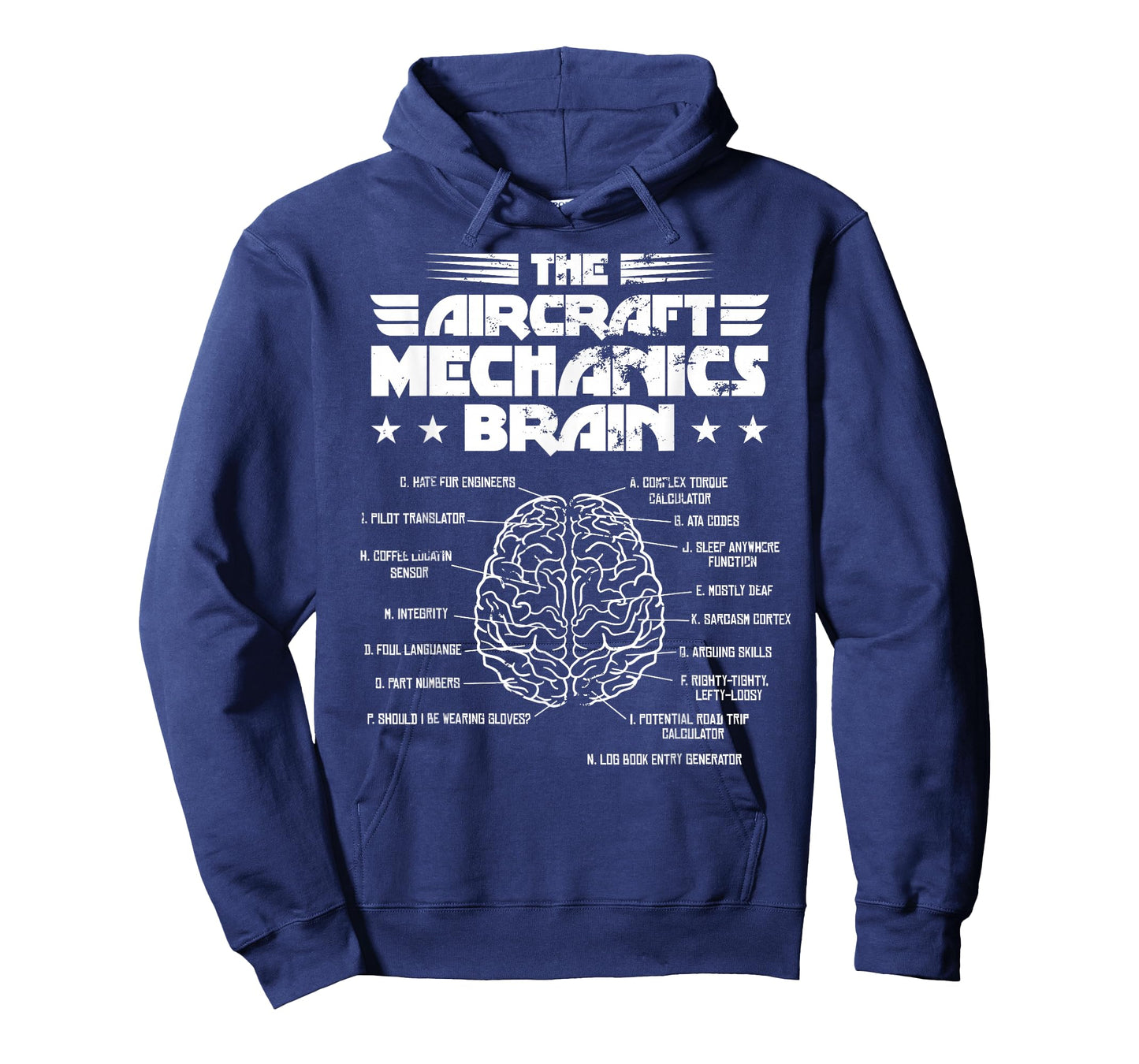 Aircraft Mechanics Brain Aviation Gift T-Shirt