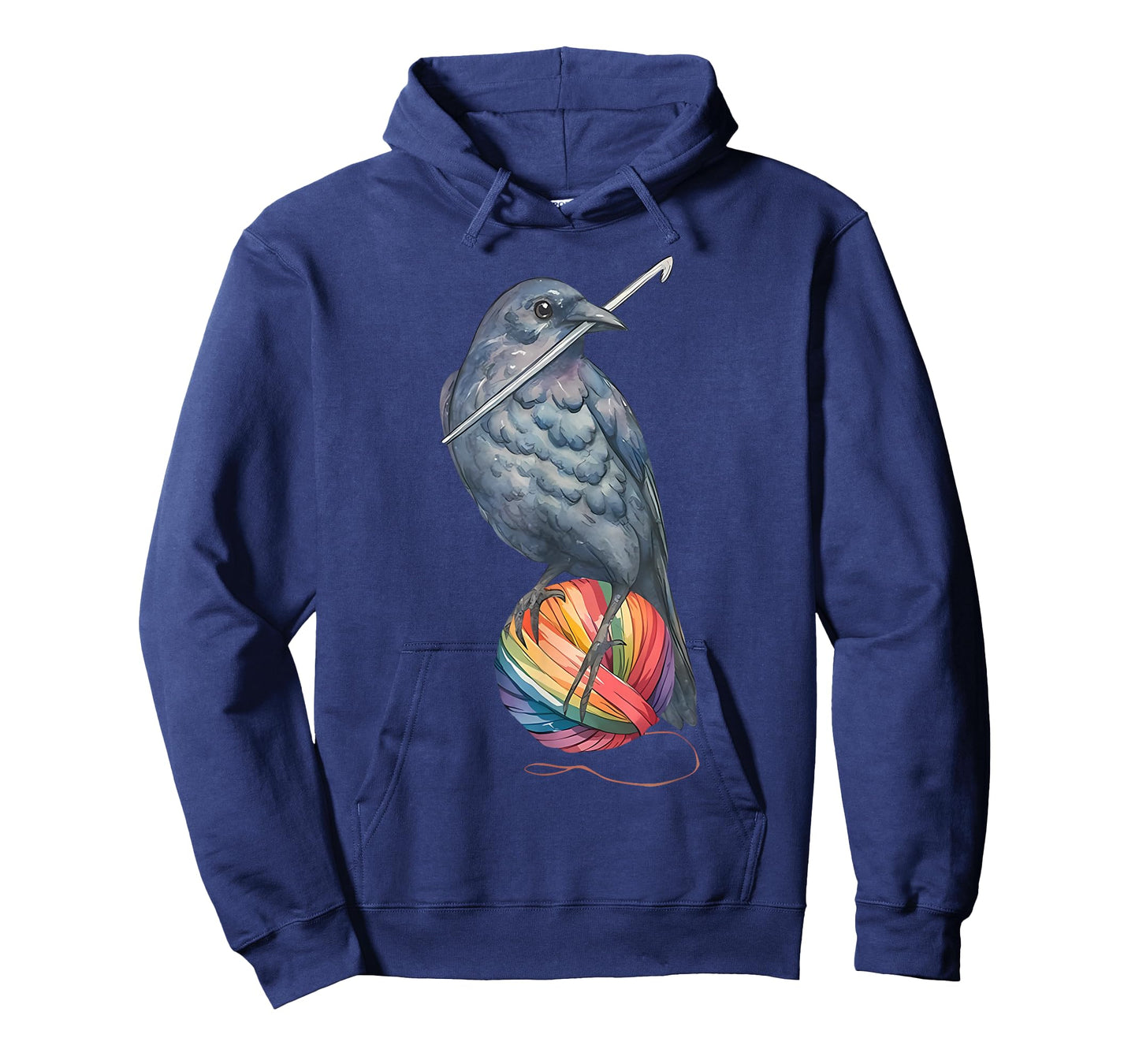 Crochet Crow Yam Crocheter Knitting Crocheting Lovers T-Shirt