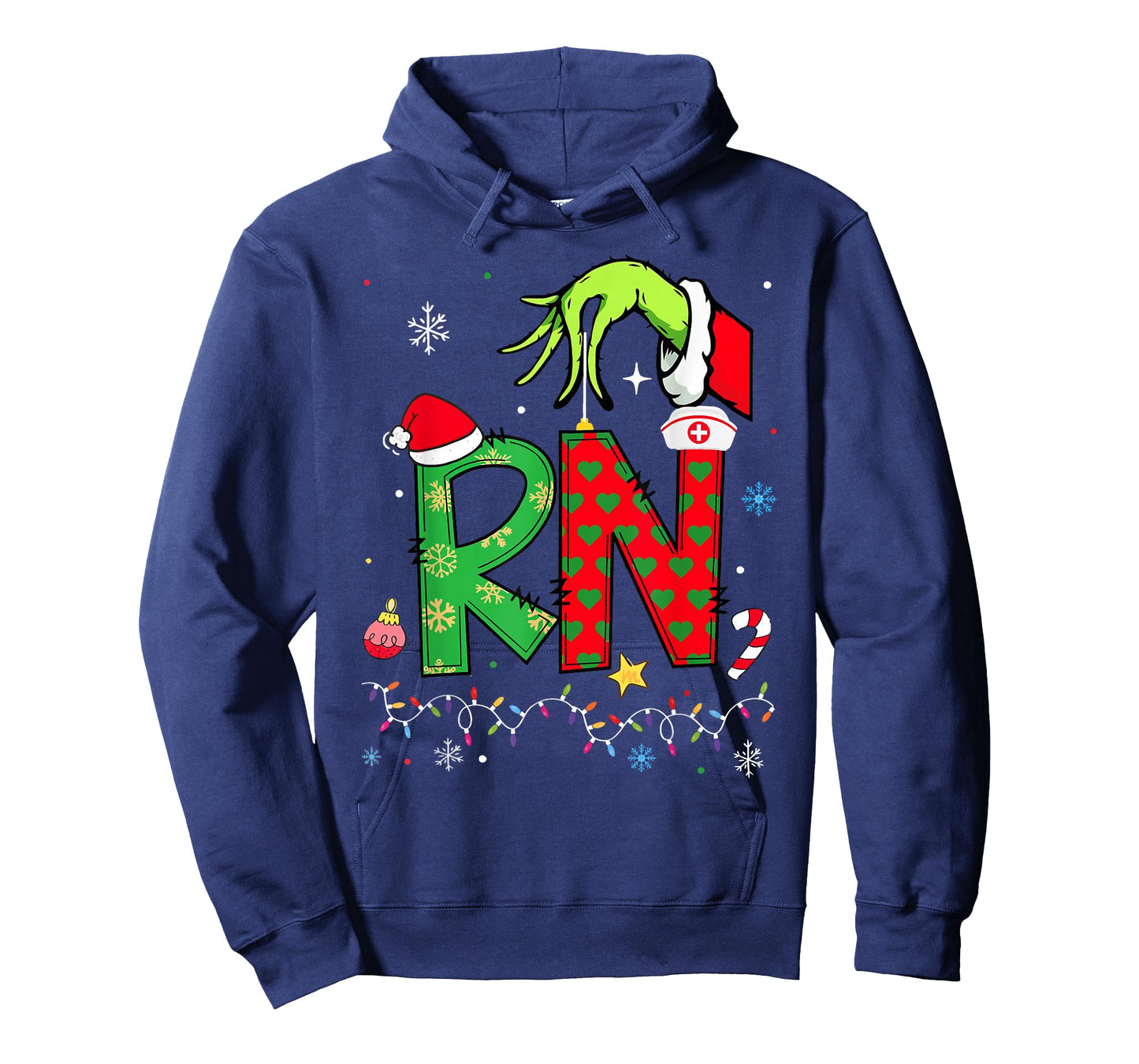 Christmas RN Registered Nurse Holiday Healthcare Xmas Santa T-Shirt