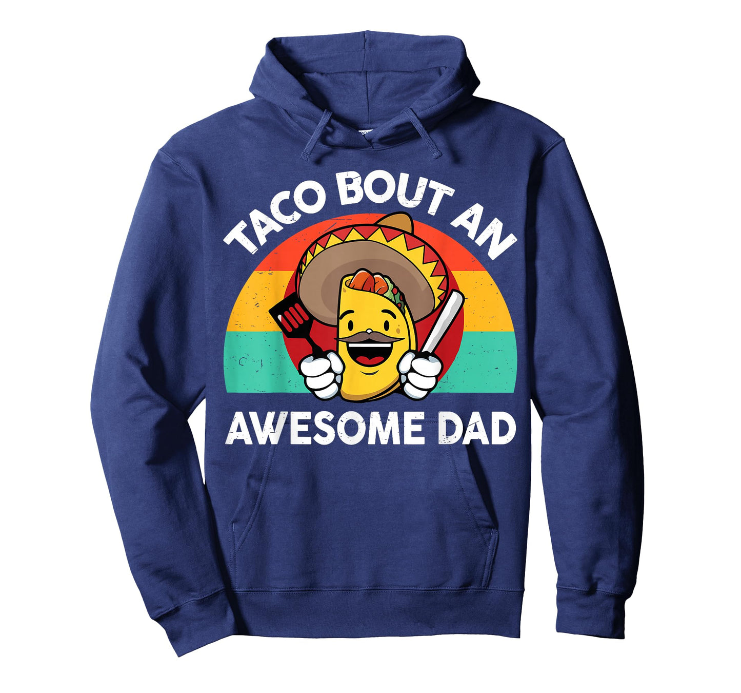 Mens Taco Bout Awesome Dad Cinco De Mayo Funny Mexican Men T-Shirt