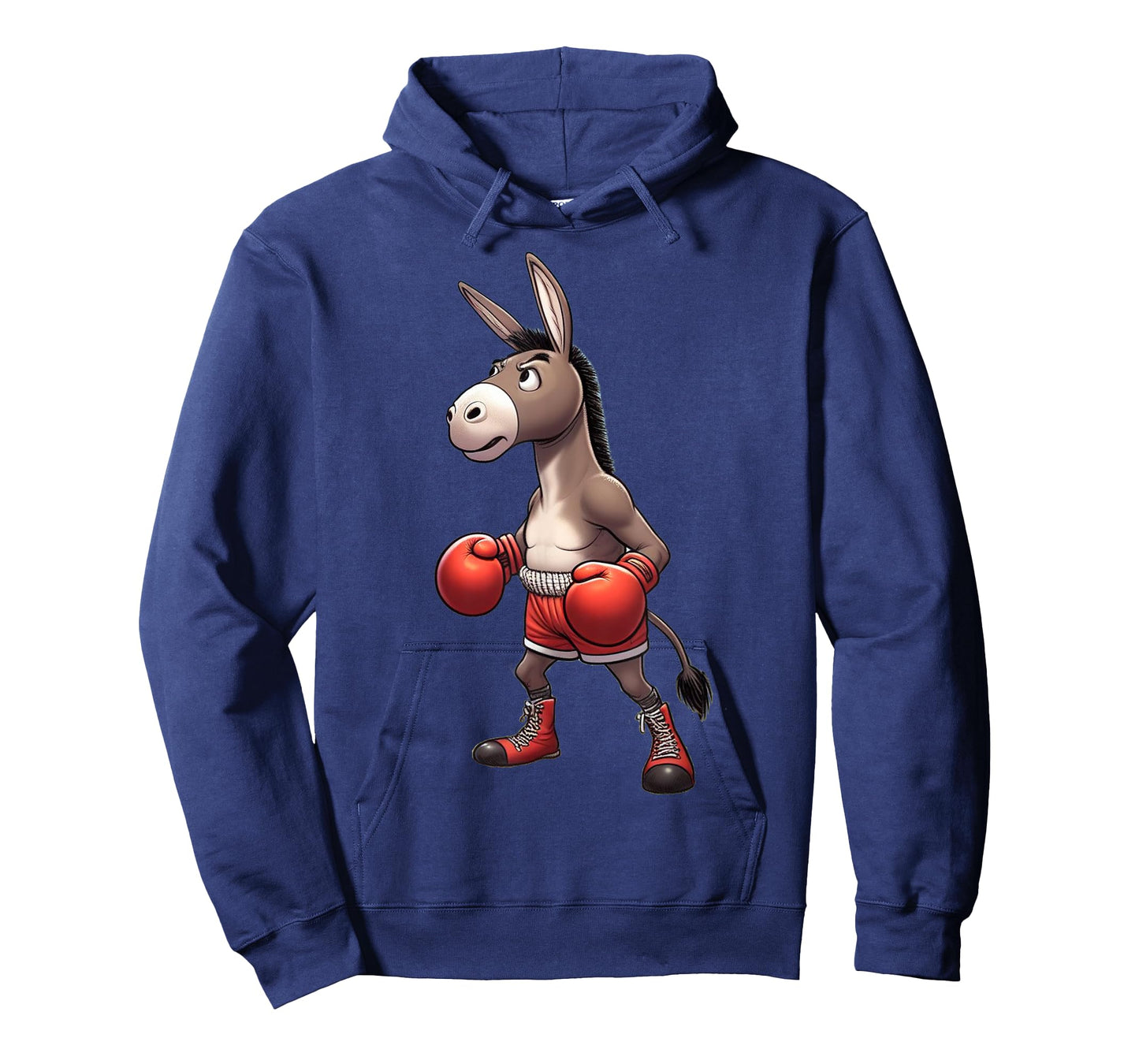A donkey practicing boxing Funny Donkey Art For Men Women T-Shirt