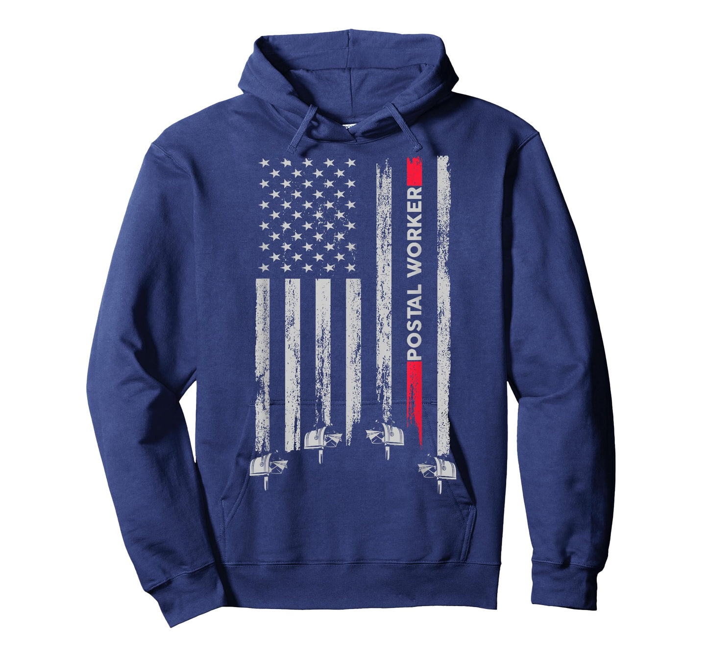 Postal Worker Vintage USA American Flag US Postal T-Shirt
