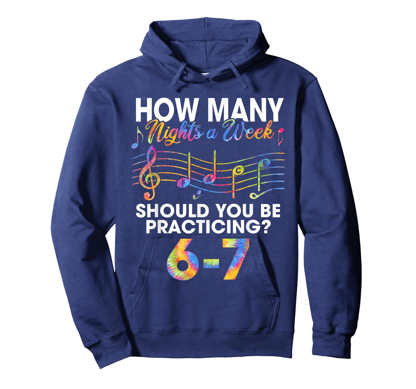 How Many Nights Practicing 6-7 Music Teacher Funny Number 67 T-Shirt