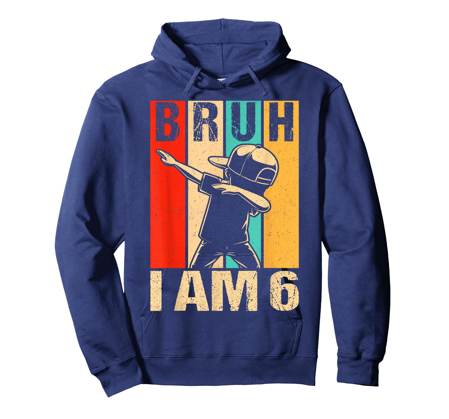 6 Year Old Birthday Dabbing Boy Bruh It's My 6th Birthday T-Shirt