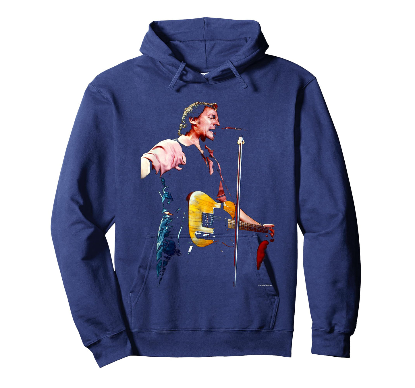 The Boss Bruce Springsteen Live by Andy Willsher T-Shirt
