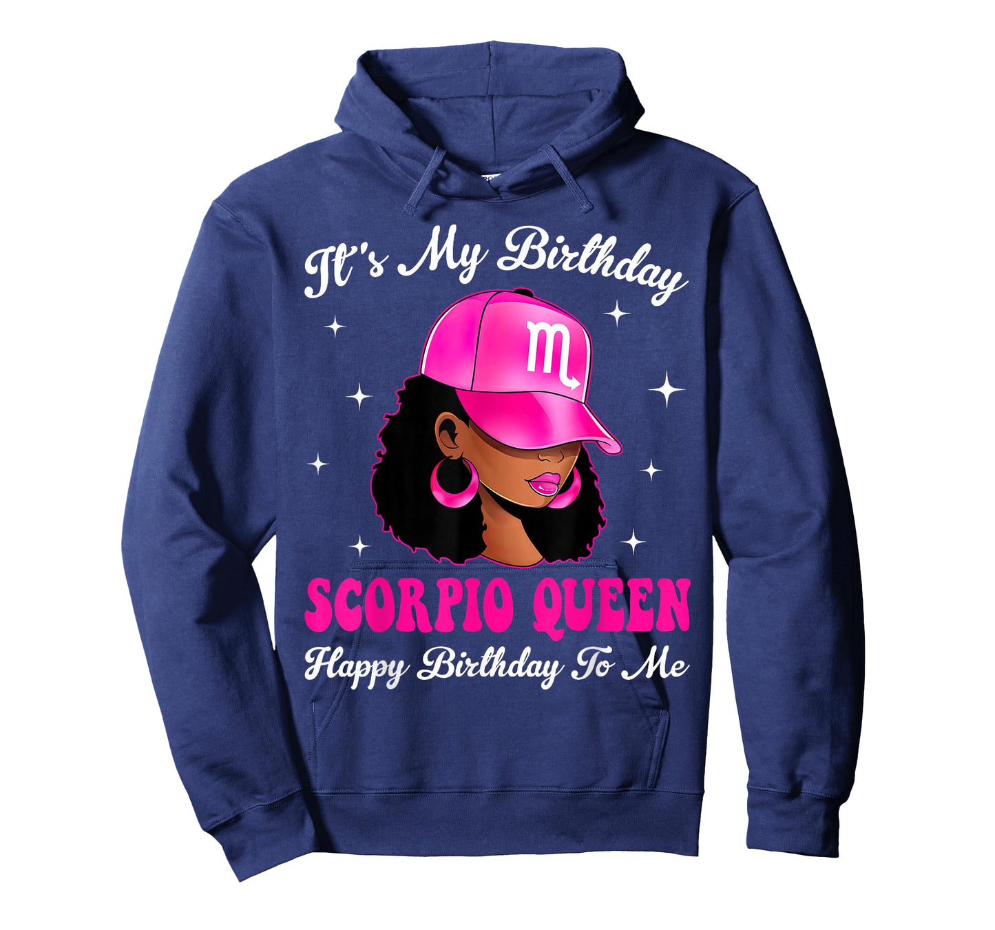 It's My Birthday Afro Sassy Black Woman Scorpio Queen T-Shirt
