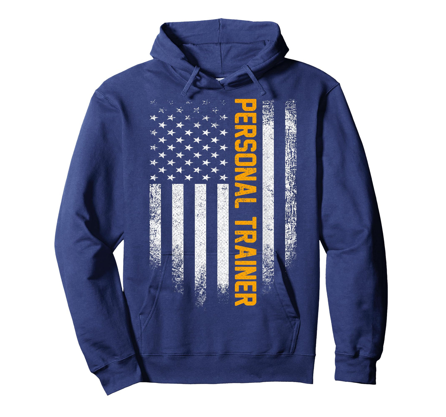 Vintage USA Personal Trainer American Flag Patriotic Funny T-Shirt