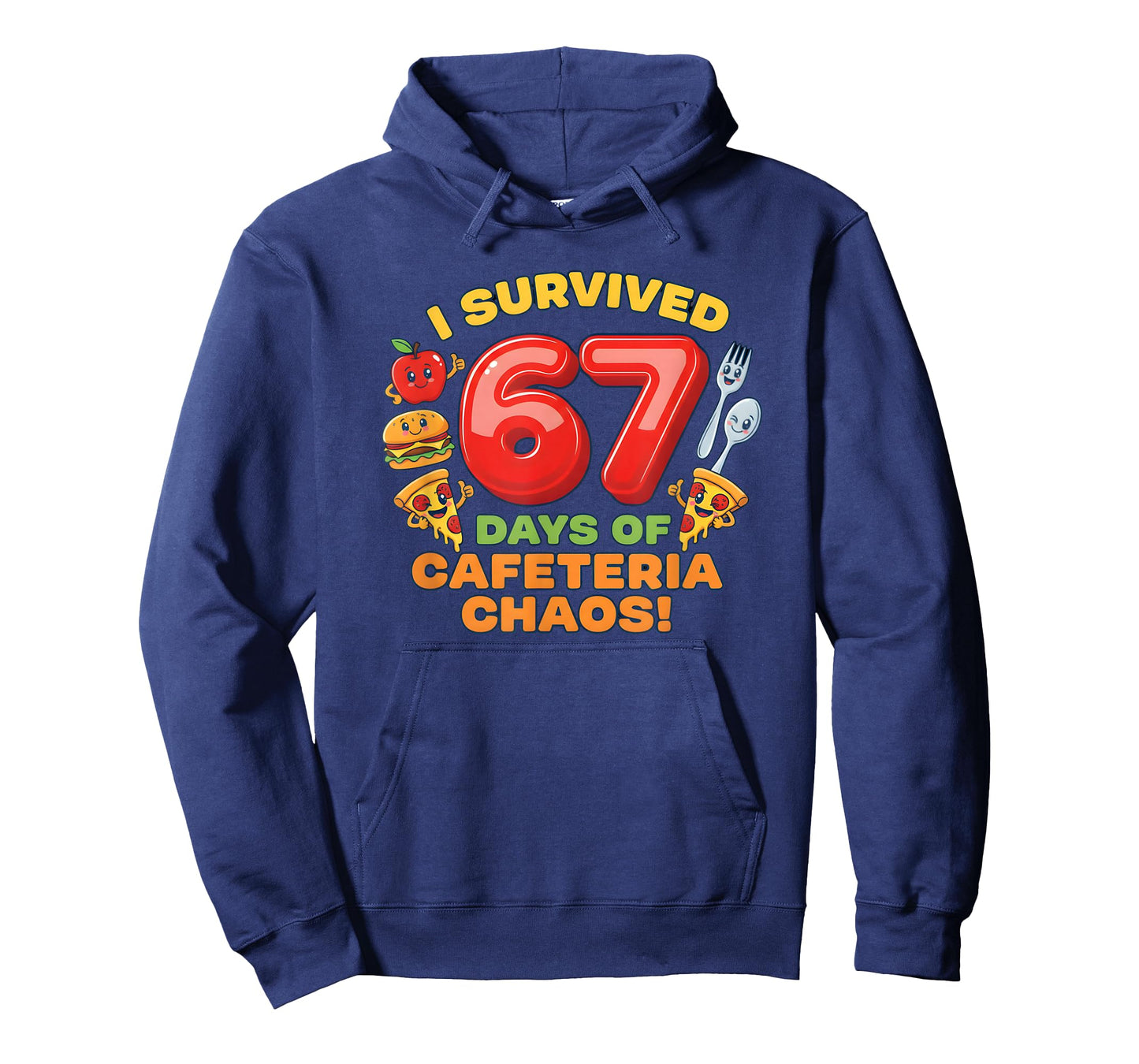 I Survived 67 Days of Cafeteria Chaos 67 Meme Lunch Lady T-Shirt