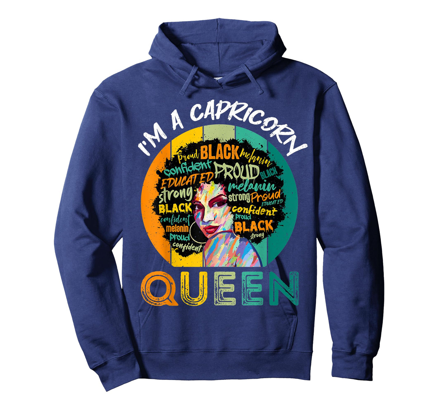 I'm A Capricorn Queen Melanin Black Women Horoscope T-Shirt