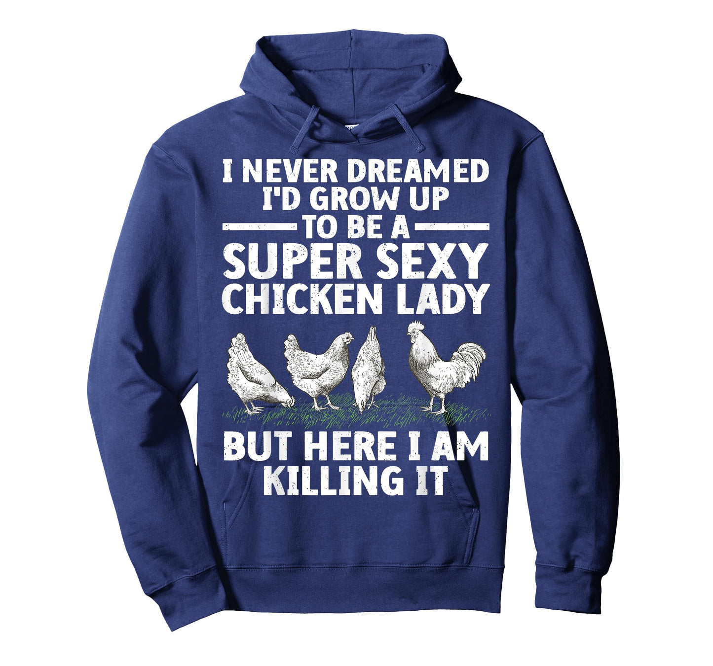 Cool Chicken Lady Art For Women Mom Hen Flock Chicken Farmer T-Shirt