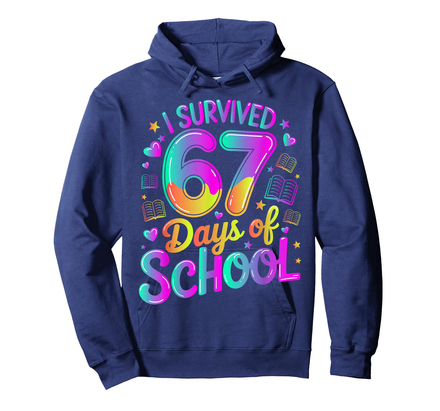 I Survived 67 Days of School Funny Meme Teacher Student T-Shirt