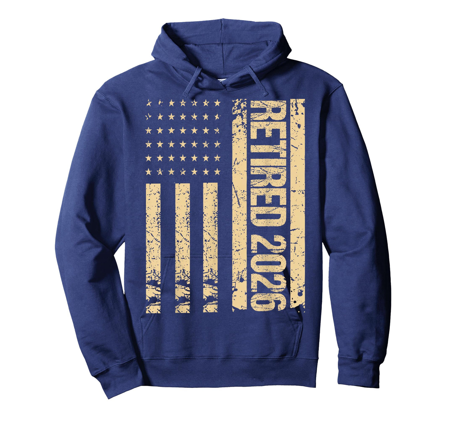 Retirement 2026 Retired 2026 USA American Flag Men Women T-Shirt