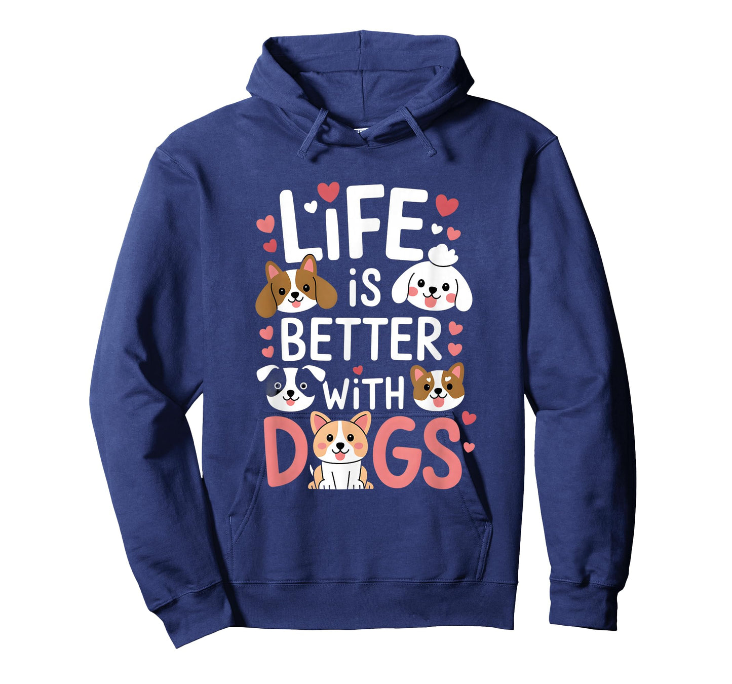 Life Is Better With Dogs Cute Dog Lover T-Shirt