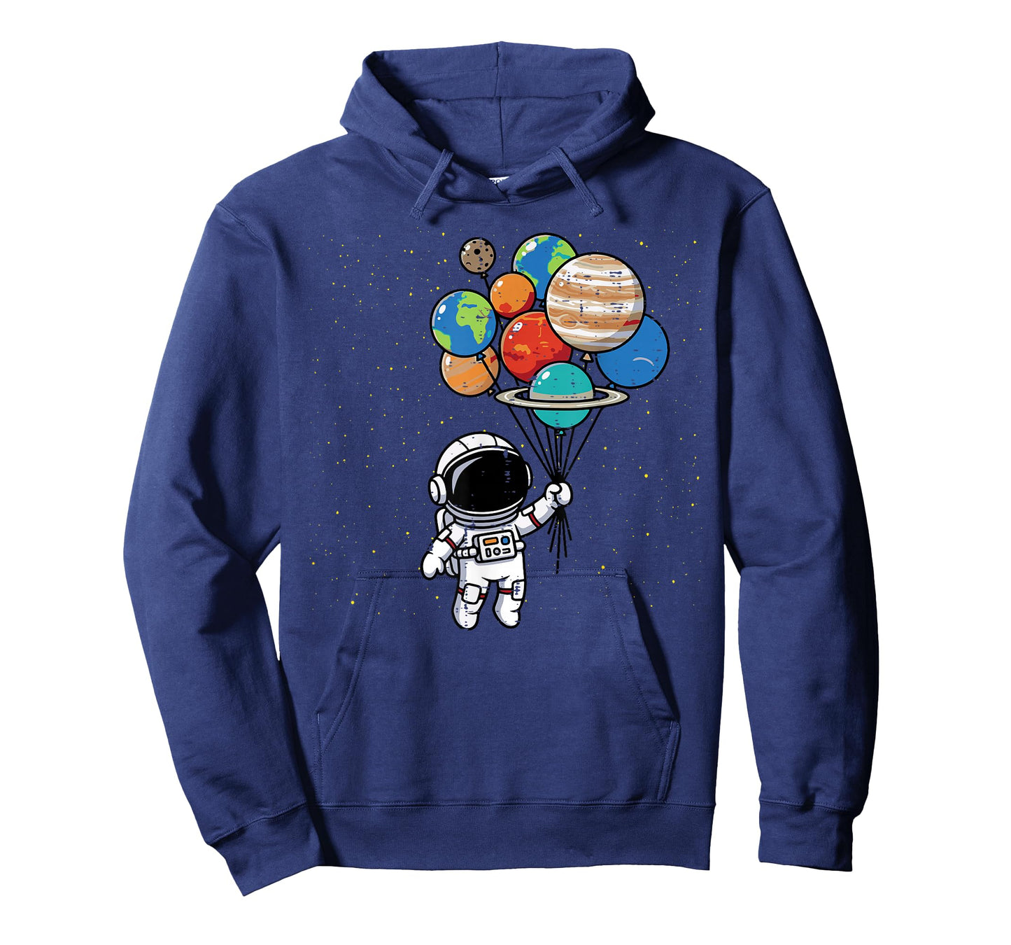 Astronaut Planet Balloons Cute Space Galaxy Boys Girls Kids T-Shirt