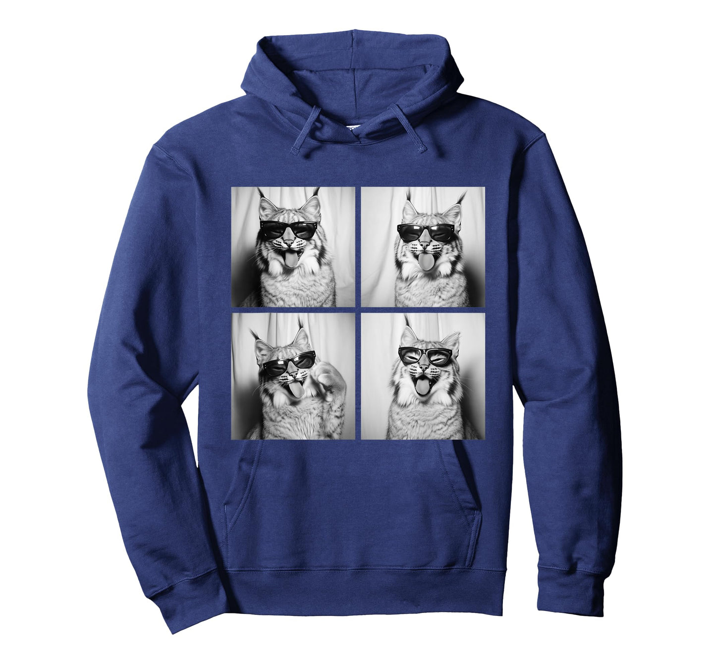 Funny Bobcats with Sunglasses Cool Lynx Animals Humor Meme T-Shirt