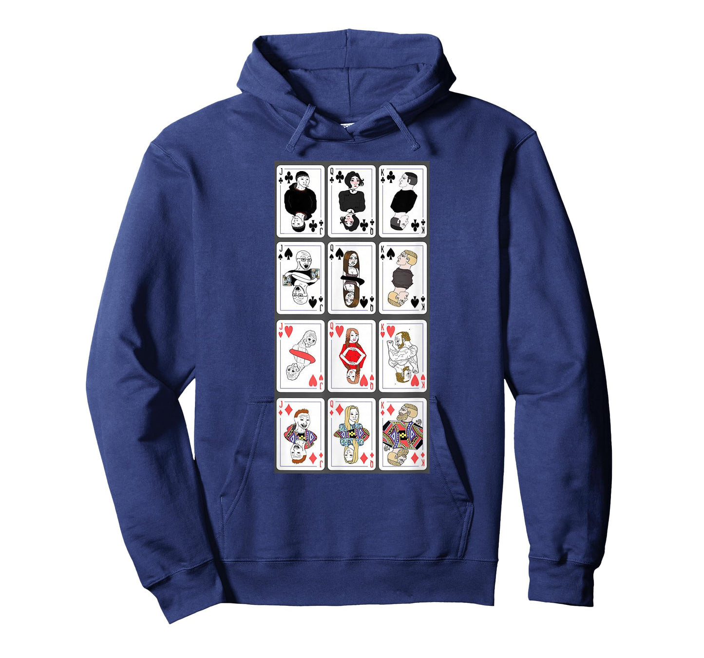 Wojak Meme Playing Cards T-Shirt