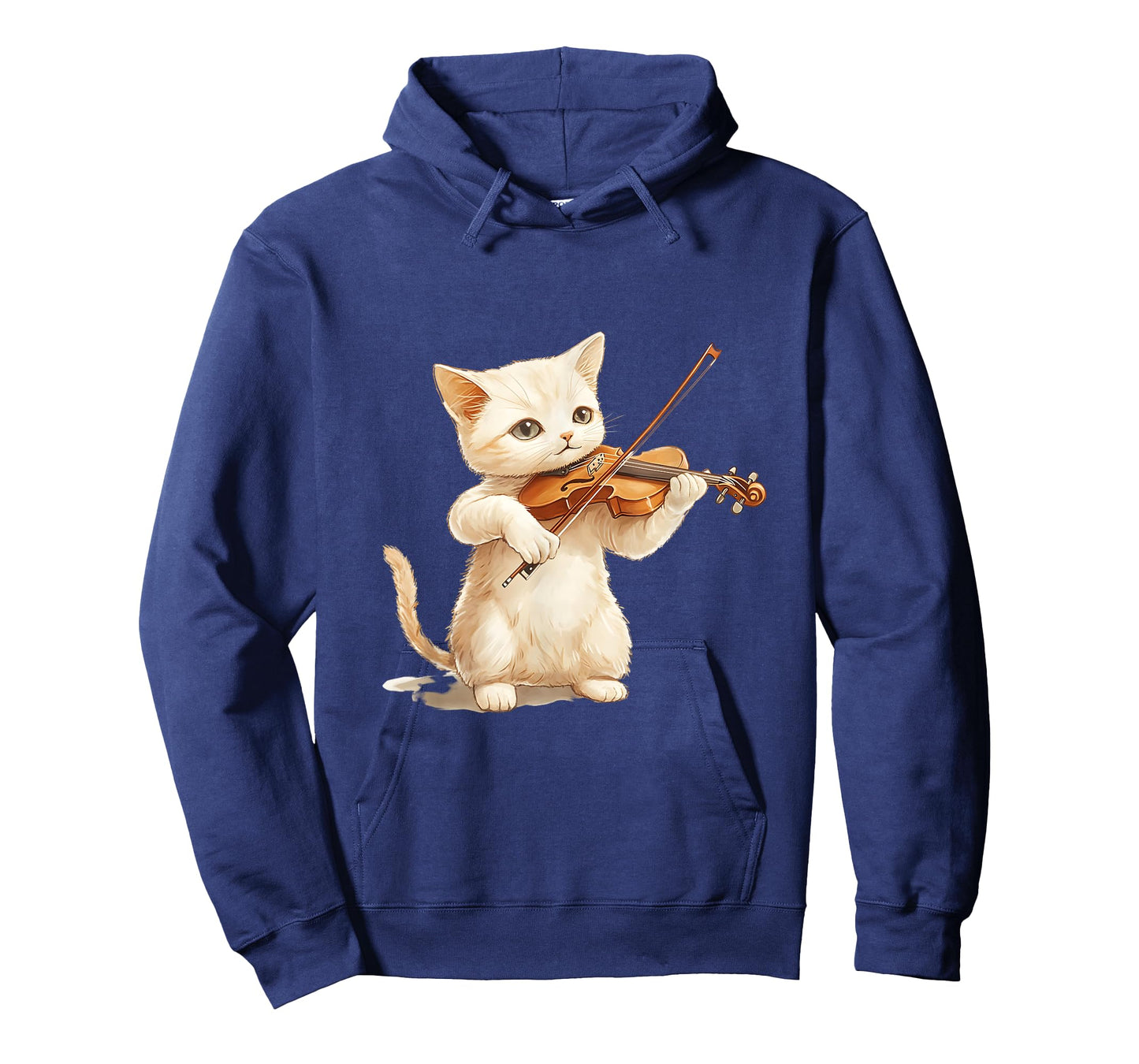 Funny Cat playing Violin for Cat and Violins lovers Music T-Shirt