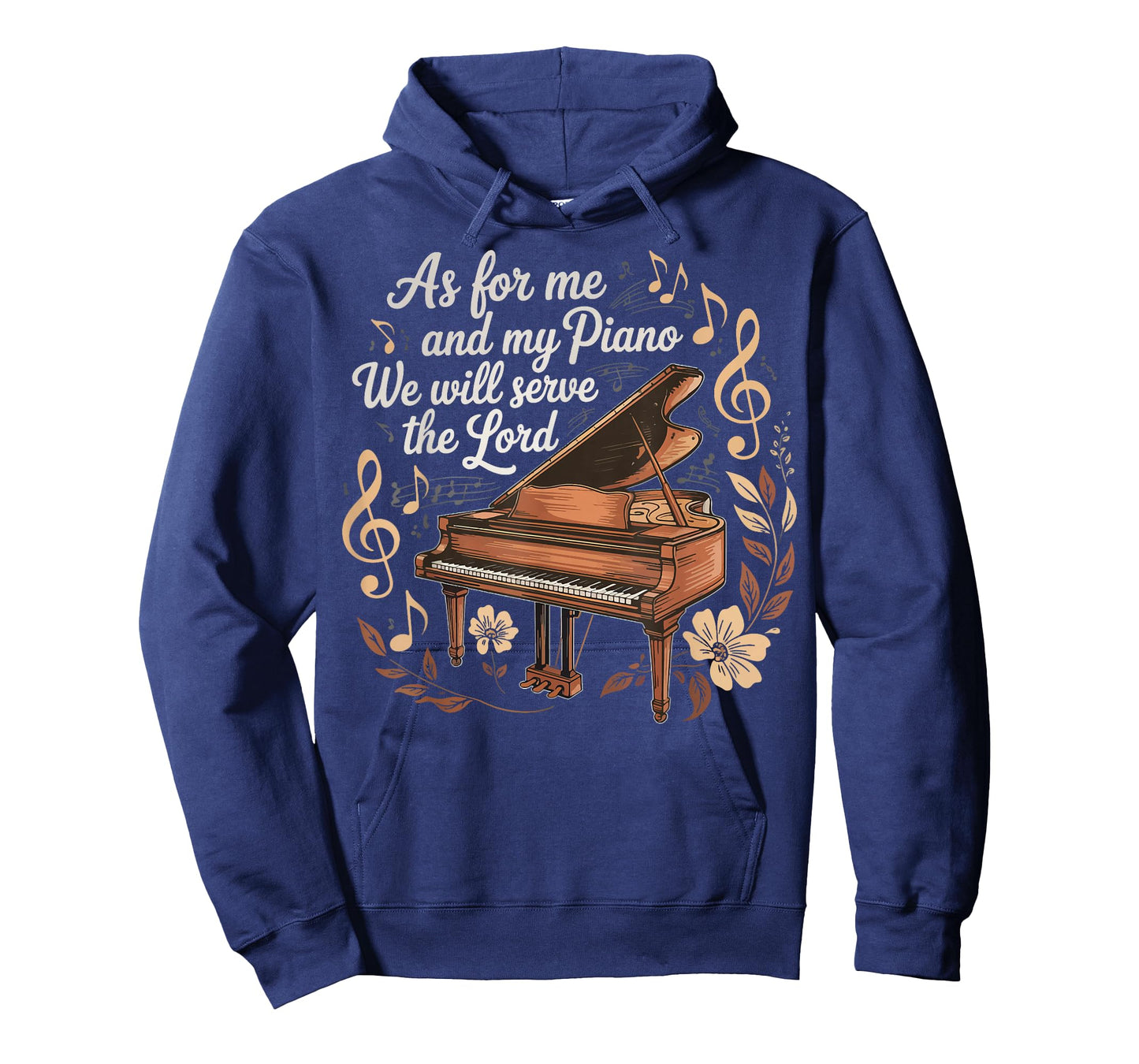 As For Me And My Piano We Will Serve The Lord T-Shirt