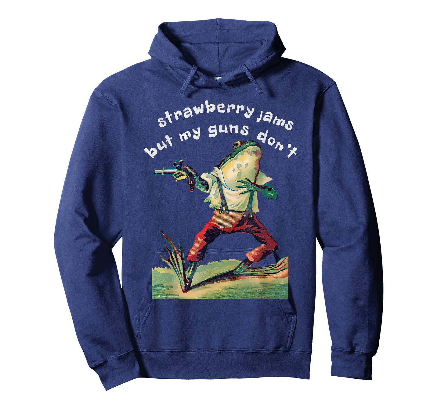Strawberry Jams But My Gun Don't Funny Saying T-Shirt