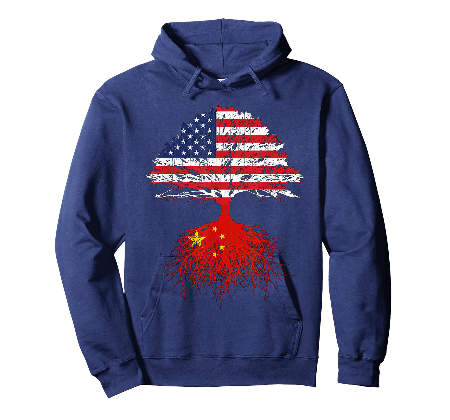 Chinese Roots American China Flag Immigrant Citizenship Gift T-Shirt