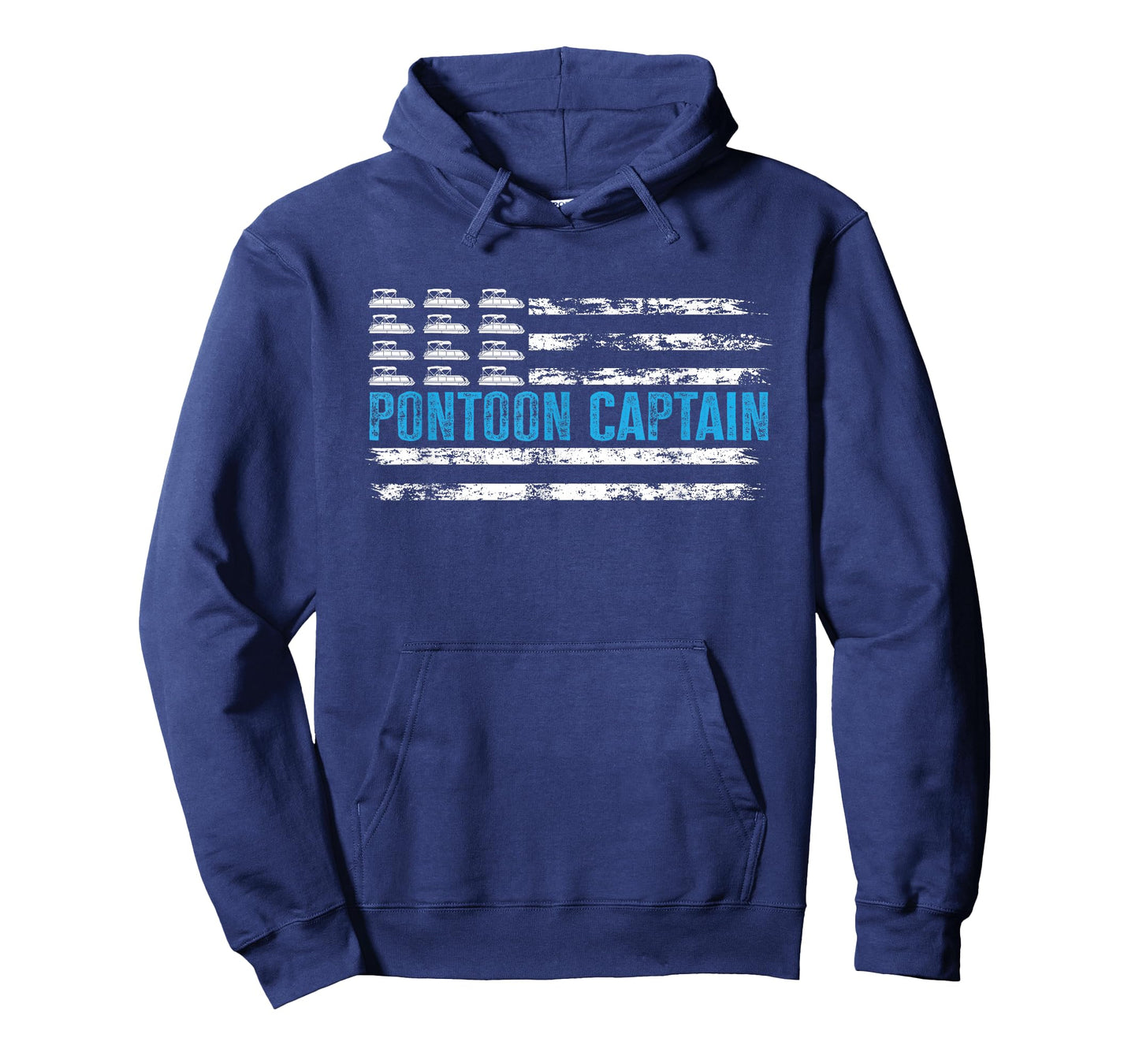 Pontoon Captain Funny Boating 4th Of JulyPontoon Boat T-Shirt