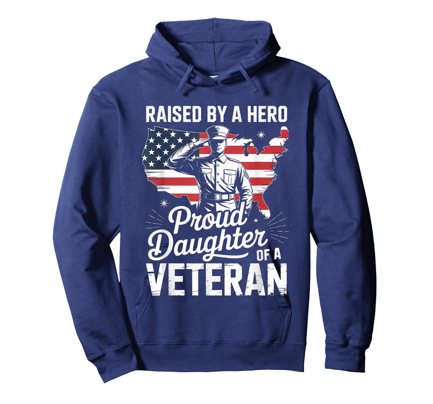 Raised by A Hero Proud Daughter of A Veteran Patriotic T-Shirt