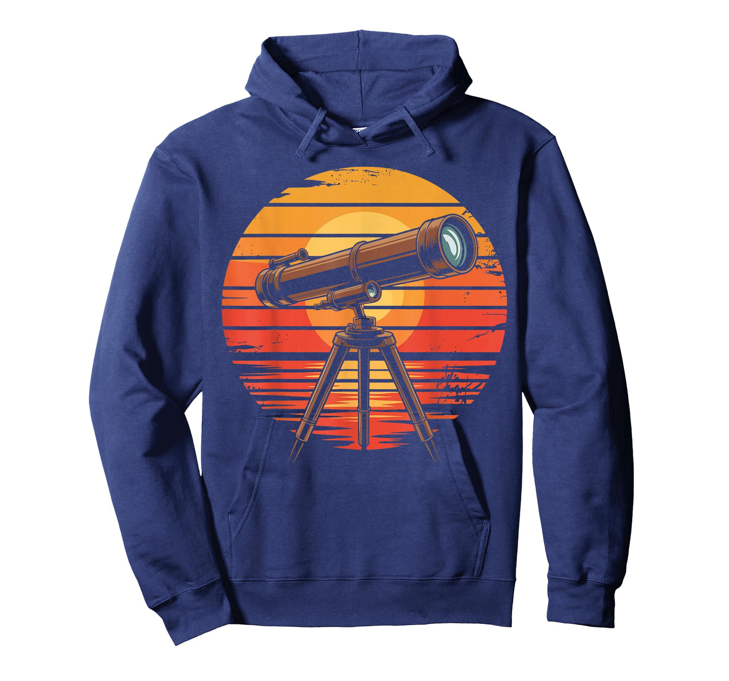 Telescope Retro Vintage Astronomy Stargazing Gifts Men Women T-Shirt