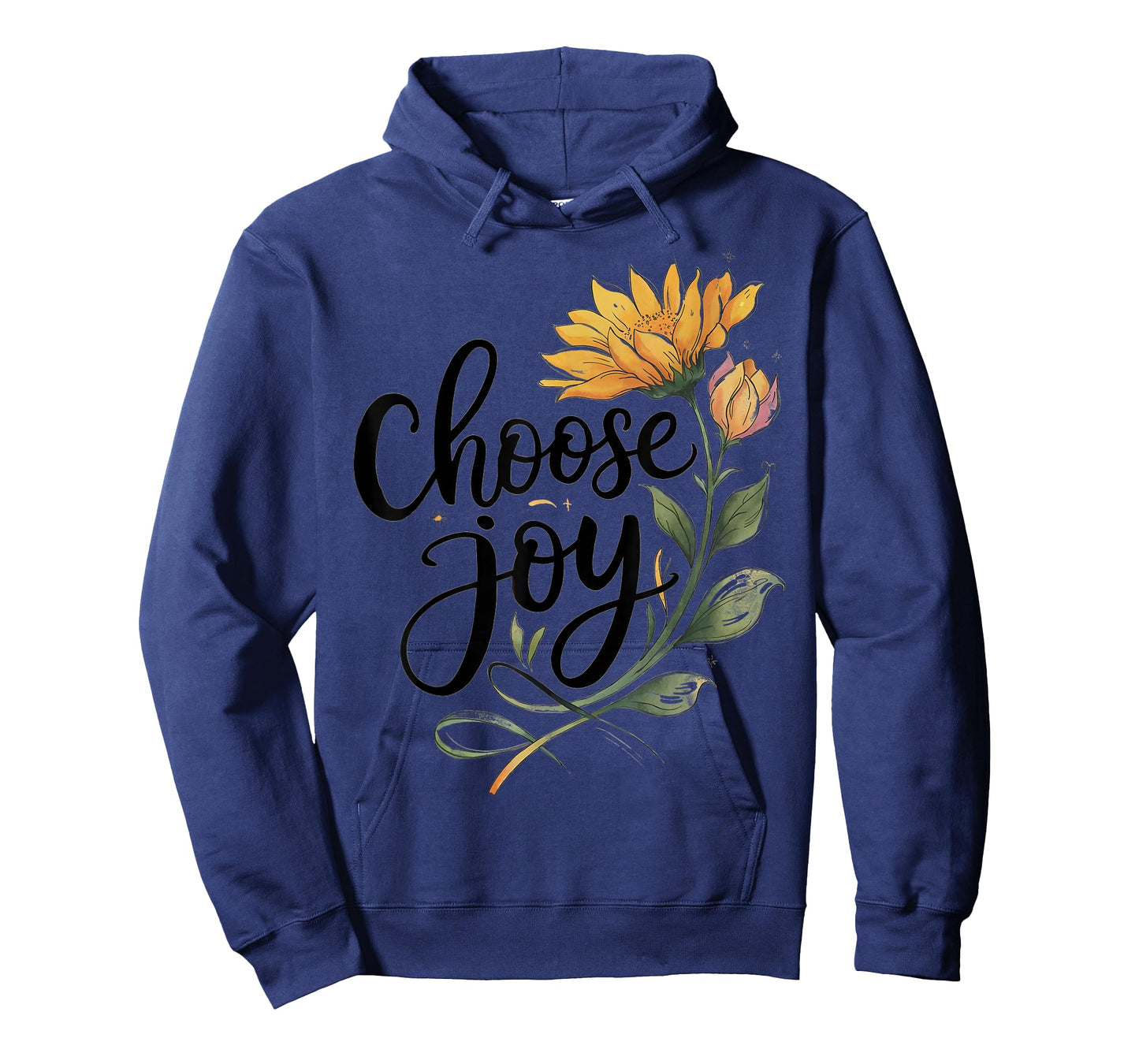 Choose Joy Inspirational Sunflower Floral Positive T-Shirt