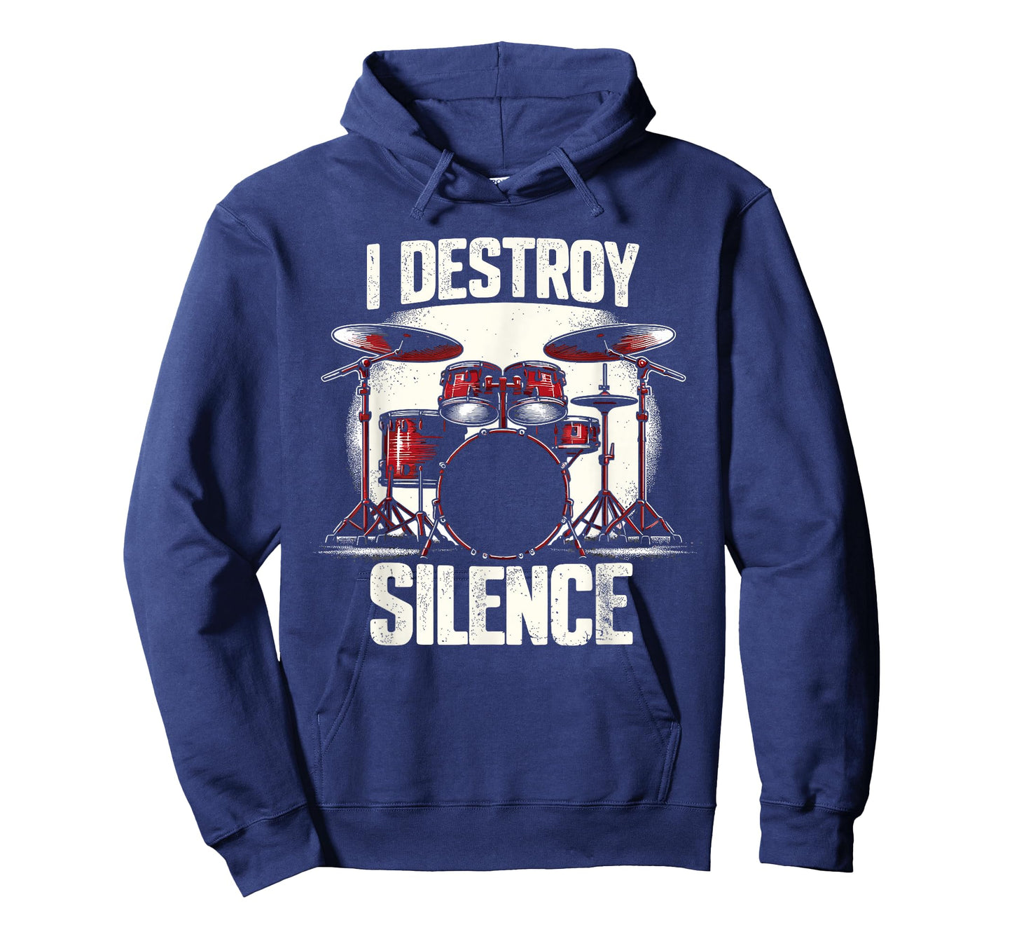 Funny Drummer I Destroy Silence Drum T-Shirt
