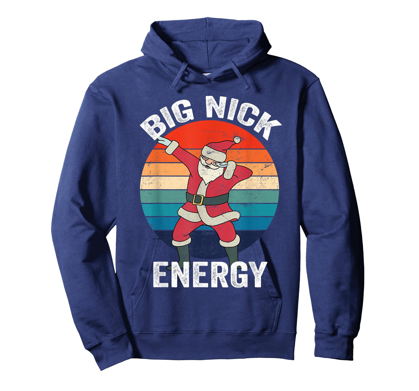 Big Nick Energy Dabbing Santa Christmas T-Shirt
