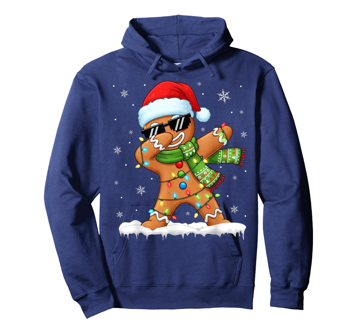 Christmas Gingerbread Man Dabbing Boys Santa Xmas Funny T-Shirt