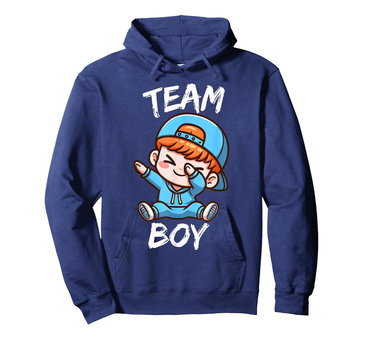 Gender Reveal Party Team Boy Red Hair Baby Announcement T-Shirt
