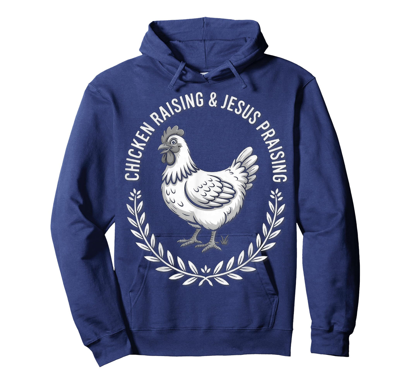 Chicken Raising & Jesus Praising (B&W) T-Shirt