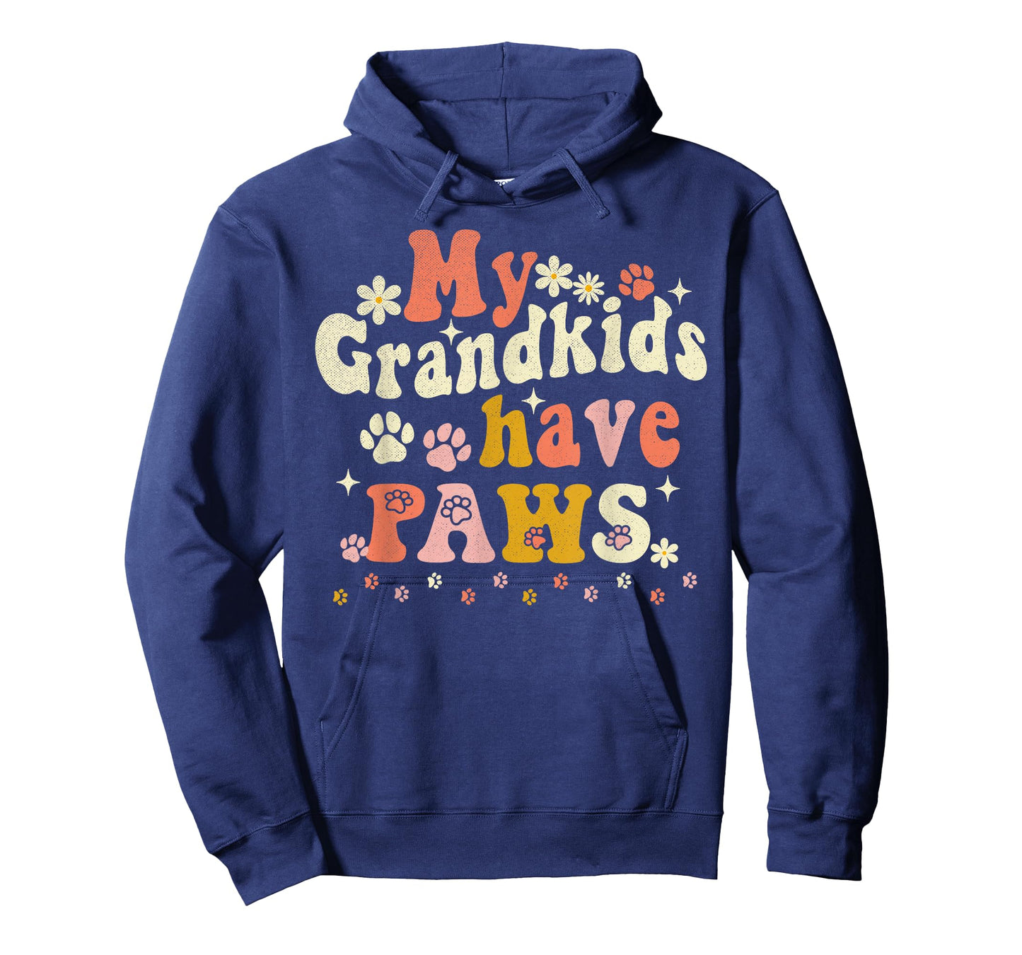 My Grandkids Have Paws Funny Pet Dog Cat Grandma Grandma T-Shirt