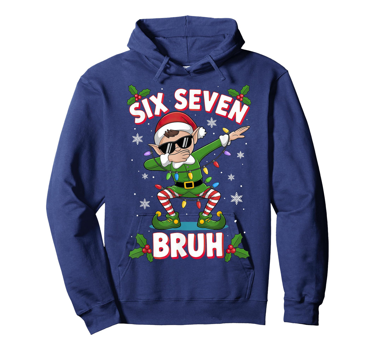 Dabbing Elf Six Seven Bruh Christmas 67 Meme Xmas T-Shirt