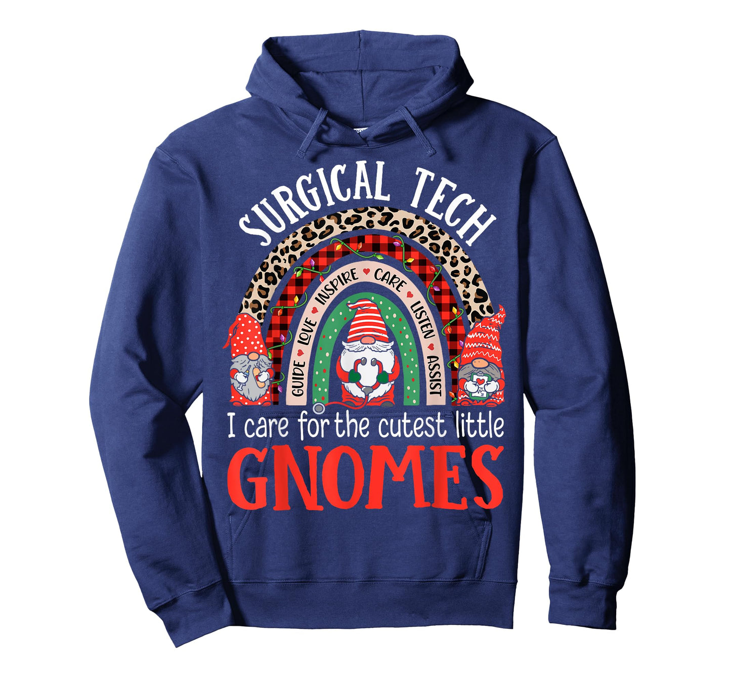 Christmas Surgical Tech Gnomes Surgical Nursing Technologist T-Shirt