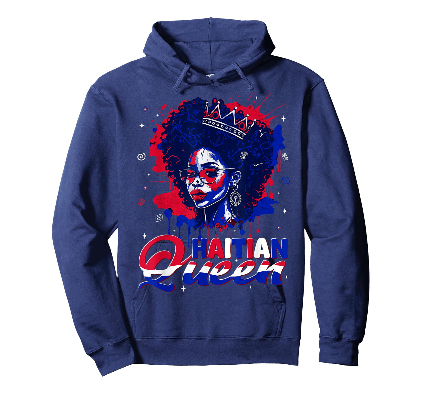 Haitian Queen Ayiti Pride Haiti Flag Day Womens Gifts T-Shirt