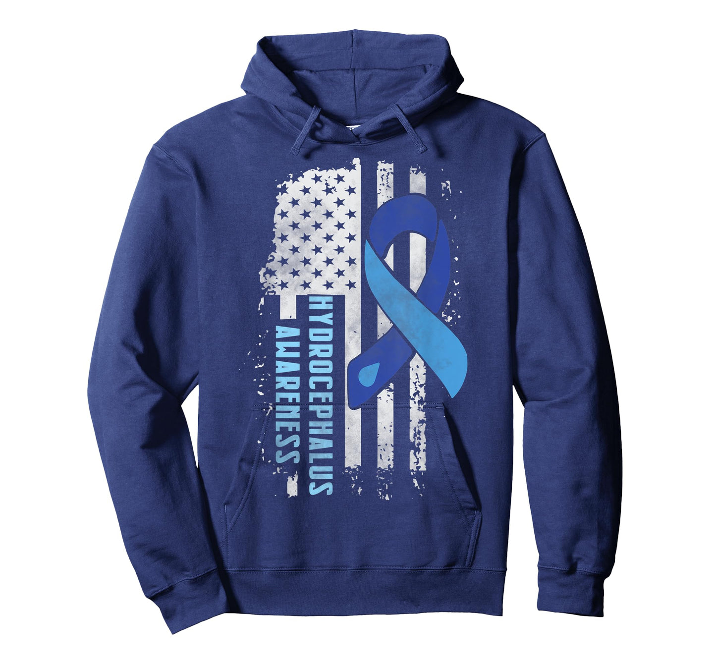 Hydrocephalus Awareness Shirt US American Flag Gift Shirt T-Shirt for Women Kids Men
