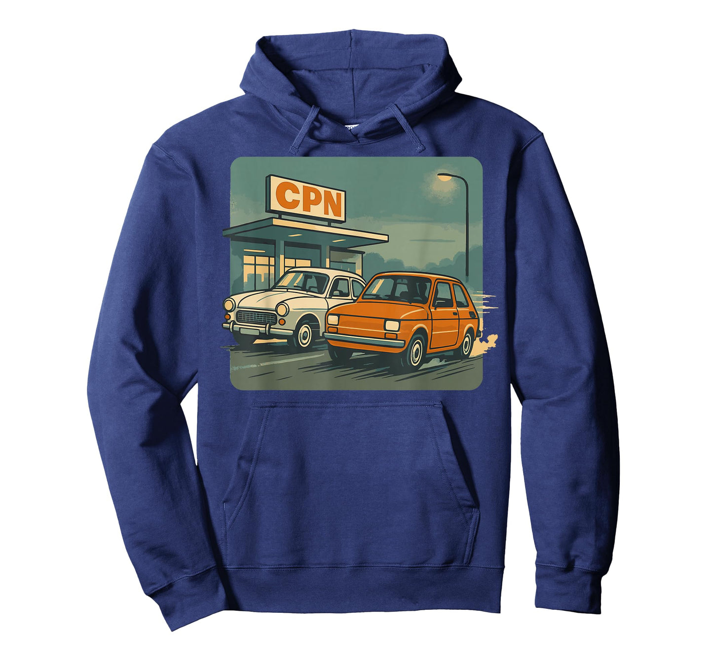 CPN Retro Cars PRL Poland Oldschool Vintage Ride T-Shirt