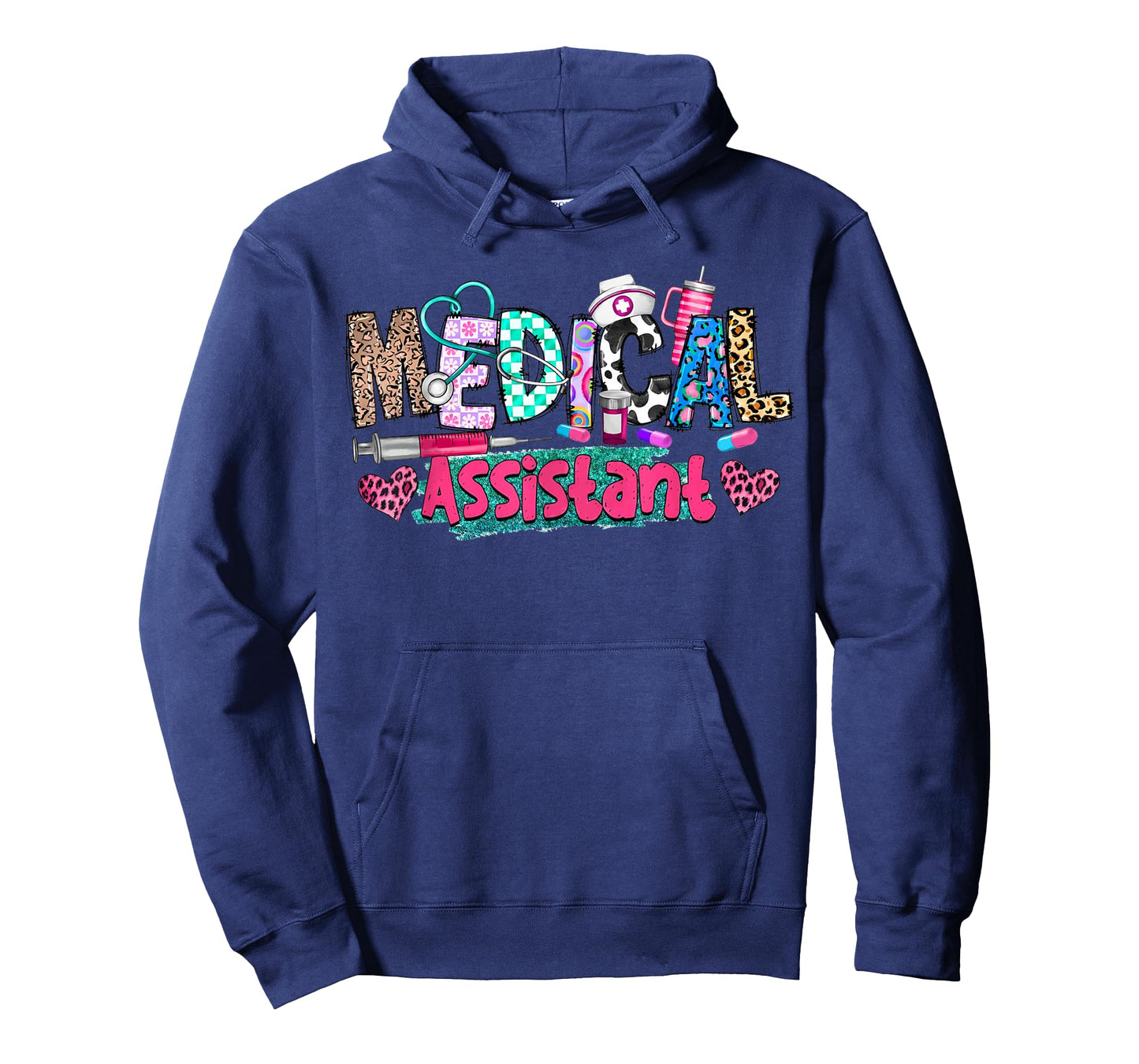 CMA Medical Assistant Nurse Leopard Stethoscope Women Men T-Shirt