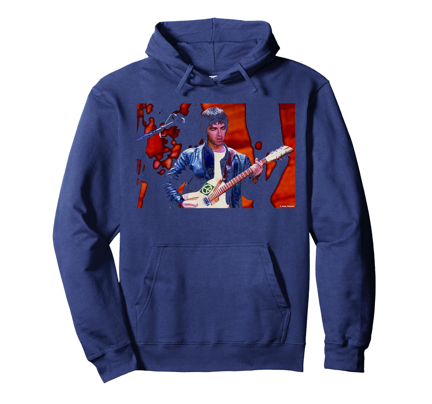 Noel Gallagher Oasis Live By Andy Willsher T-Shirt