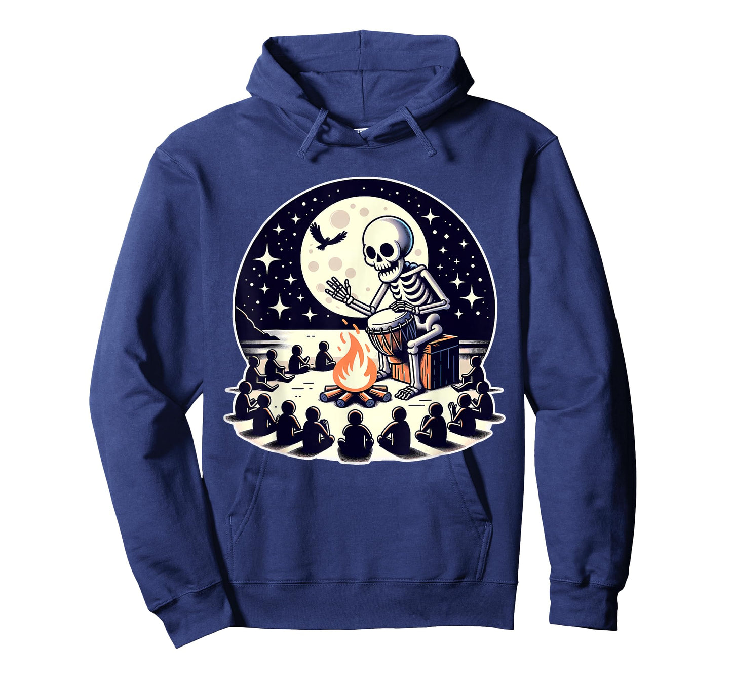 Halloween Skeleton Djembe Drum T-Shirt