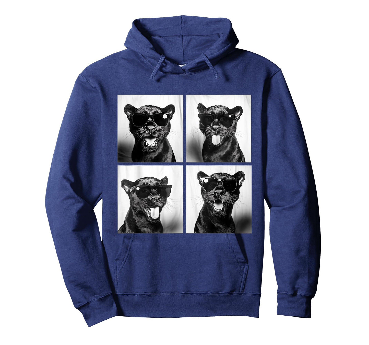 Funny Panthers with Sunglasses Feline Animal Photo Booth T-Shirt