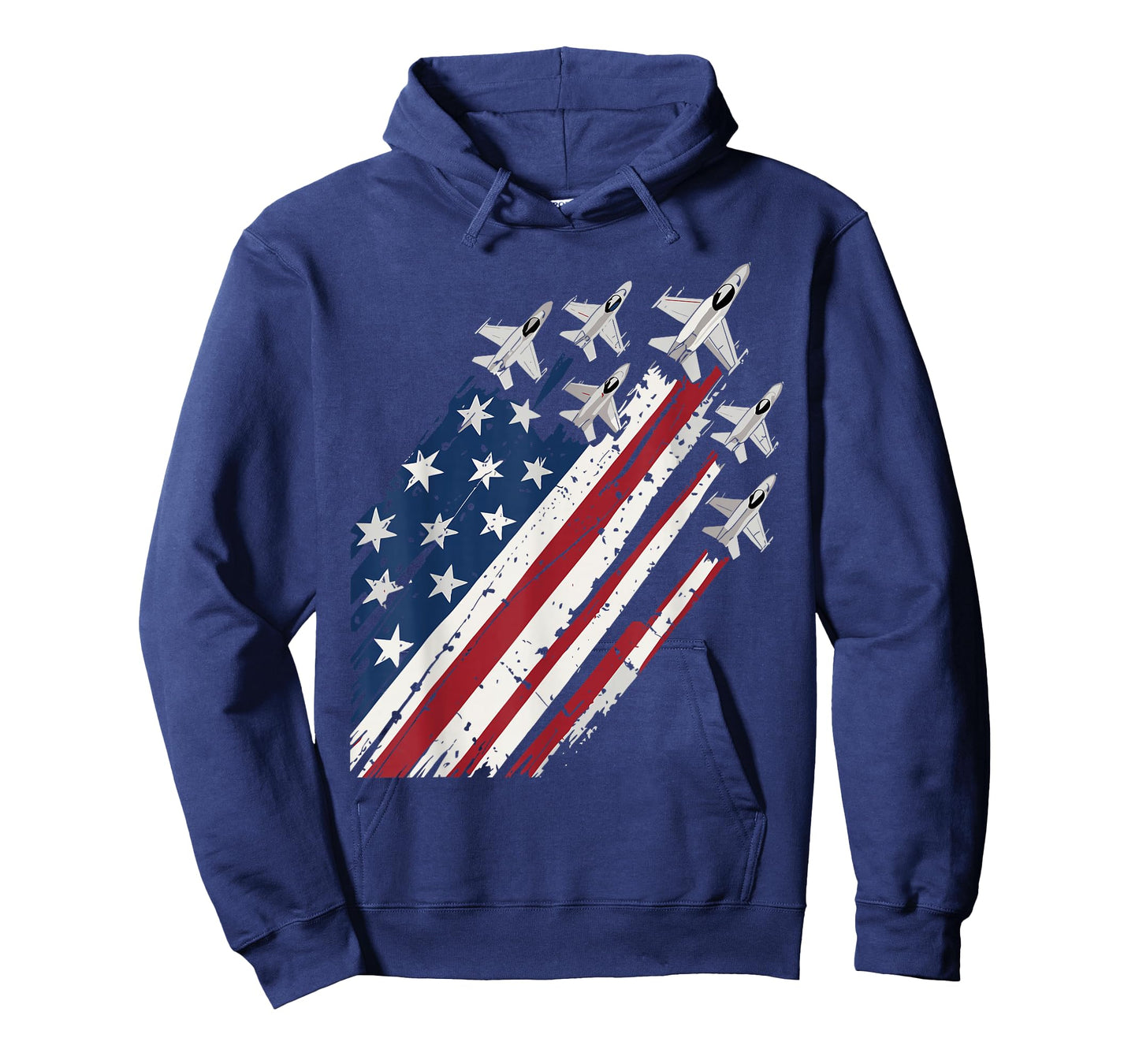 Air Force American Flag Patriotic Red White Blue 4th of July T-Shirt
