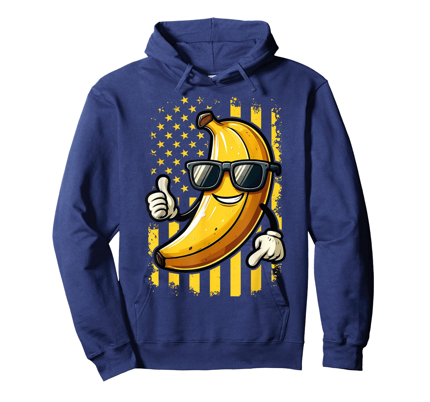 Graphic Bananas Proud Name Retro American Flag Bananas Lover T-Shirt