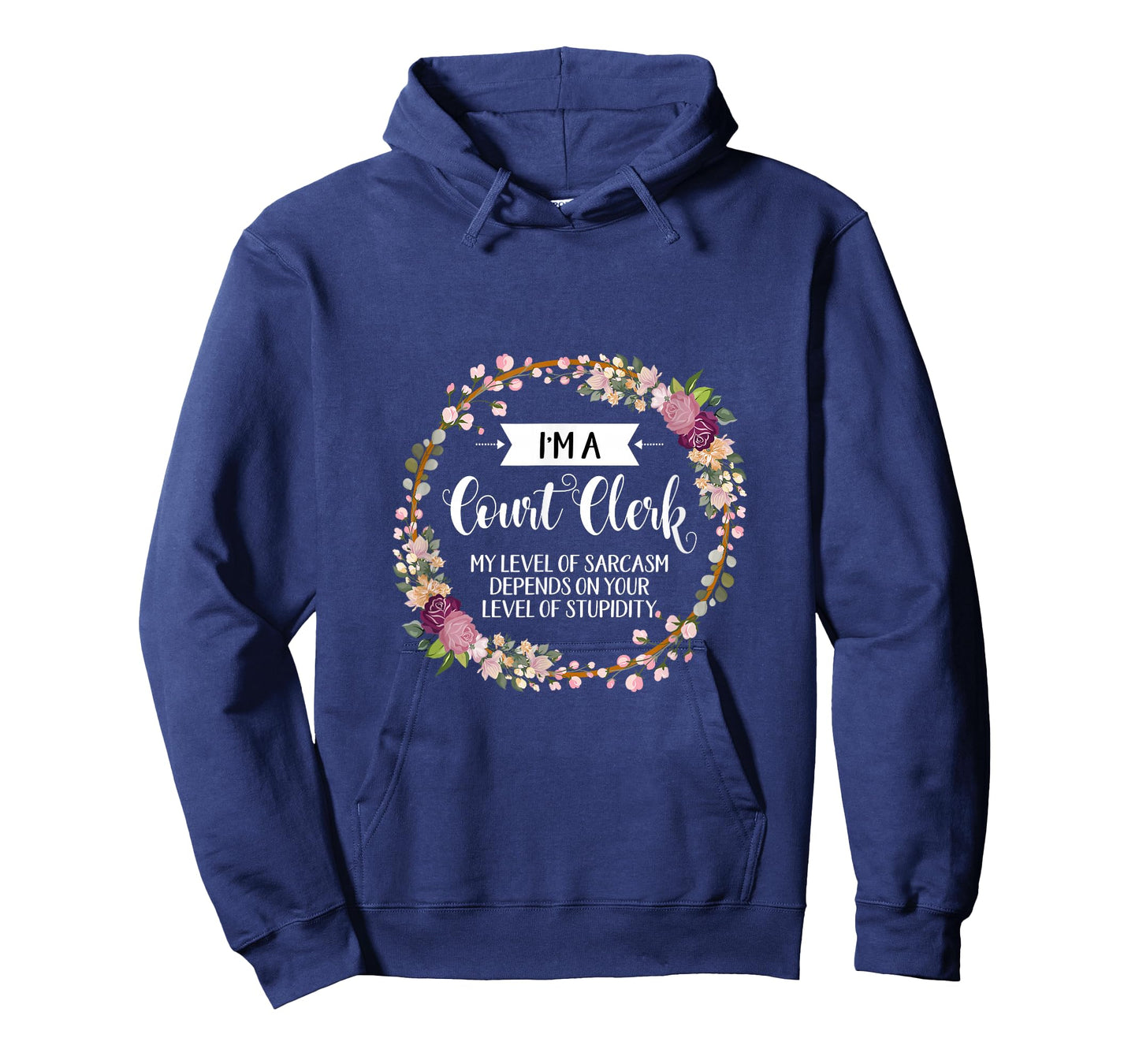 Court clerk Level Of Sarcasm Floral For Women T-Shirt