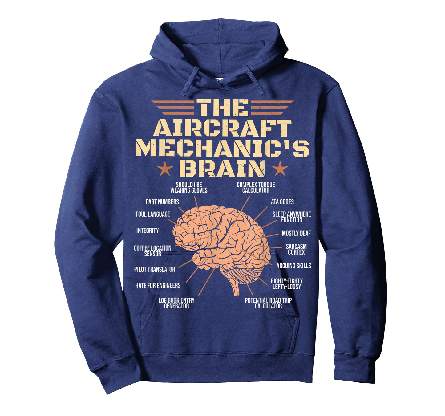 Aircraft Mechanics Brain Shirt Aviation T-Shirt